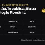 Avantnet.ro Black Friday: articole sponsorizate cu 7% sub prețul de listă